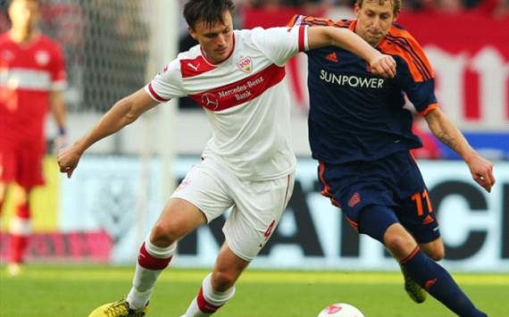 VfB Stuttgart vs. Bayer Leverkusen - William Kvist; Stefan Kießling