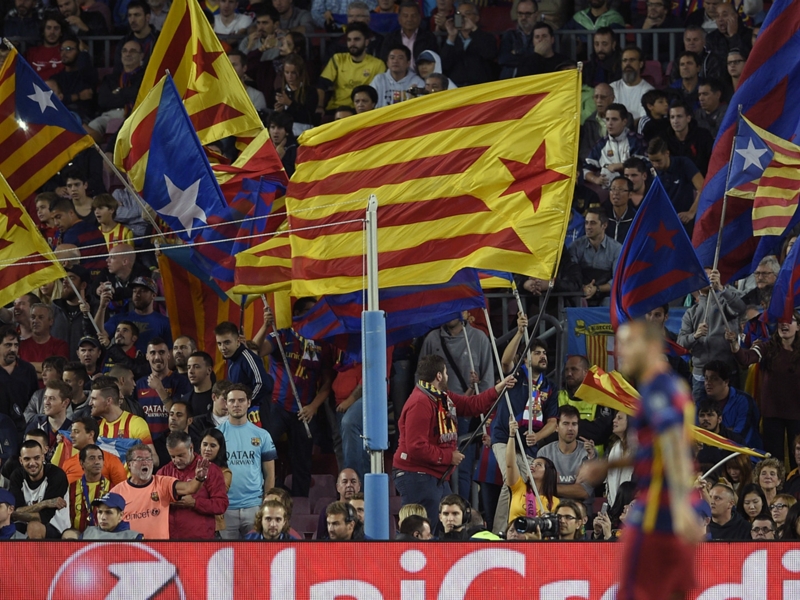 30000 drapeaux catalans prévus pour le Clasico