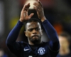 Patrice Evra applauds the Manchester United fans