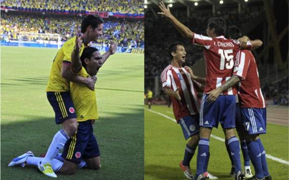 Colombia vs Paraguay 2012