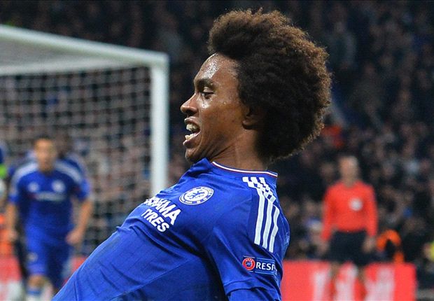 Willian’s wonder free-kick named Uefa Champions League Goal of the Week, presented by Nissan!