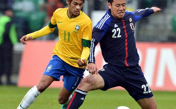 Japan-Brazil Neymar,Maya Yoshida