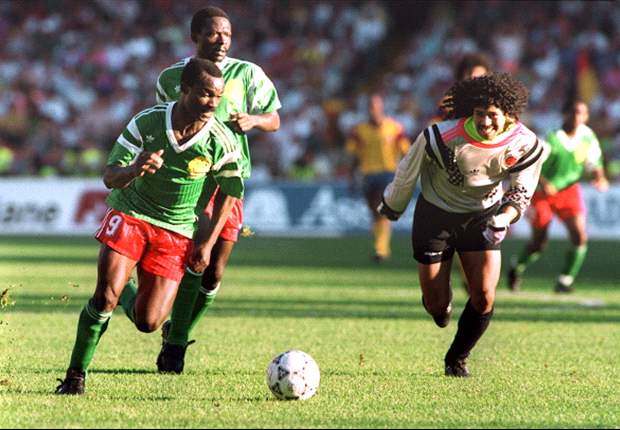 Colombia Vs. Camerún Postales históricas