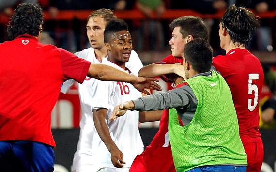 U21 European Championship Play Off, Serbia U21 v England U21, Nikola Ninkovic, Raheem Sterling