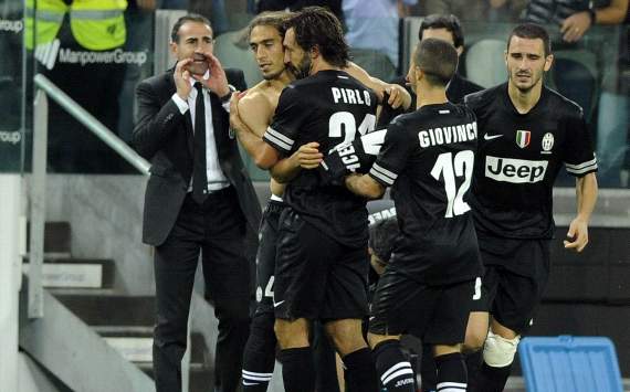Juventus players celebrates