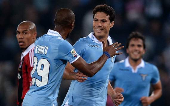 Konko, Hernanes - Lazio-Milan - Serie A