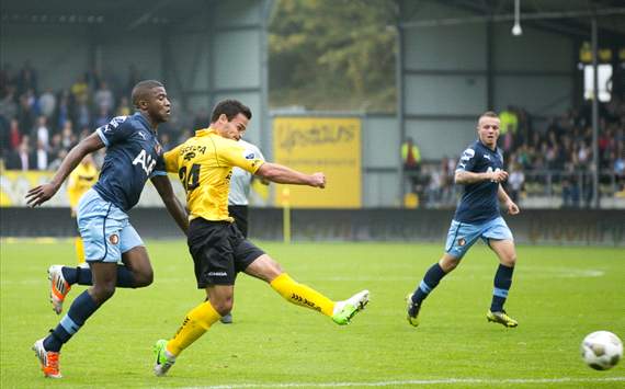 Guus Joppen scoort (VVV-Venlo - Feyenoord)