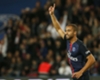 PSG attacker Lucas Moura celebrates Toulouse goal