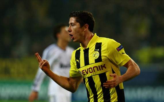 Robert Lewandowski - Borussia Dortmund v Real Madrid - UCL