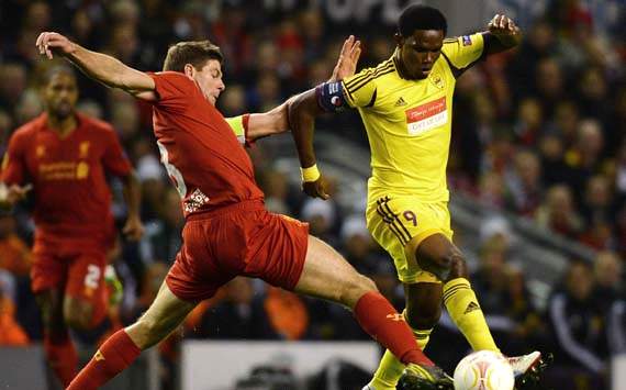 Liverpool v Anzhi Makhachkala, Steven Gerrard, Samuel Eto'o