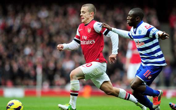 EPL: Jack Wilshere - Shaun Wright-Phillips, Arsenal v QPR