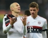 Bayern Munich team-mates Arjen Robben and Thomas Muller