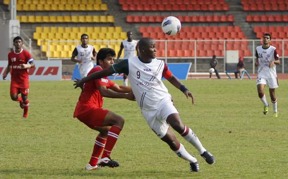 Odafa Okolie gets his marker, Air India vs Mohun Bagan, I-League