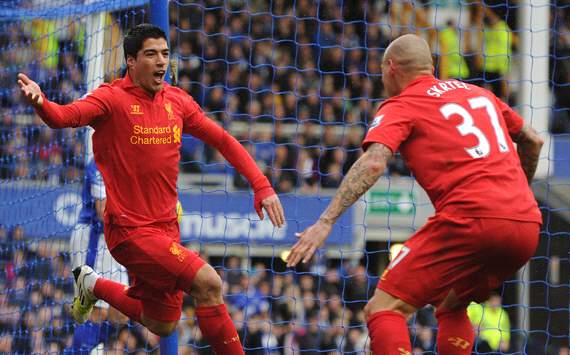 EPL: Luis Suarez - Martin Skrtel, Everton v Liverpool
