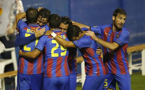 El Levante celebra en la Liga BBVA