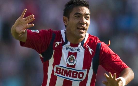 Celebración de Marco Fabián con Chivas (Getty)