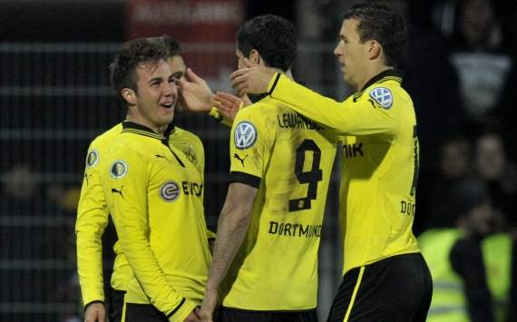 German Cup, VfR Aalen vs. Borussia Dortmund, mario Goetze