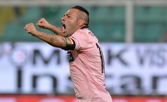 Miccoli in Palermo-Milan (Serie A, Getty Images)