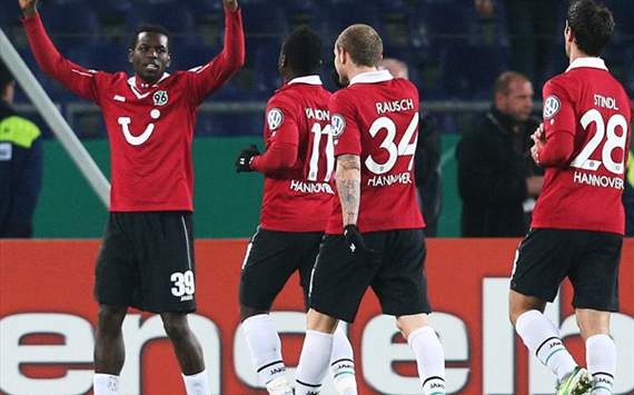 Mame Biram Diouf trifft für Hannover 96 gegen Dresden