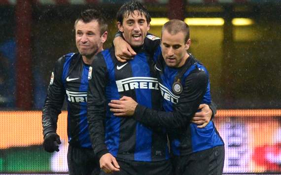 Cassano, Milito, Palacio - Inter