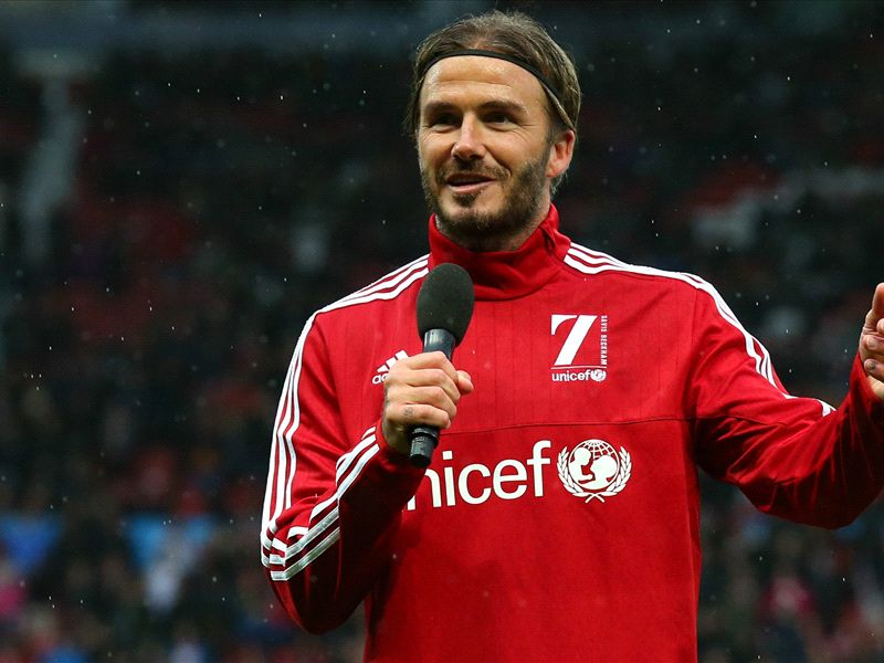 Beckham punishes Arsenal-supporting son... by getting him to sing a Tottenham chant