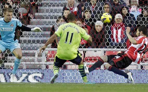 EPL, Gabriel Agbonlahor; Sunderland Vs Aston Villa