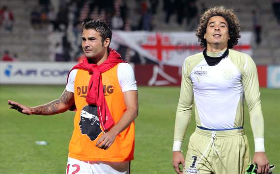 Guillermo Ochoa, Adrian Mutu, AC Ajaccio (Getty)