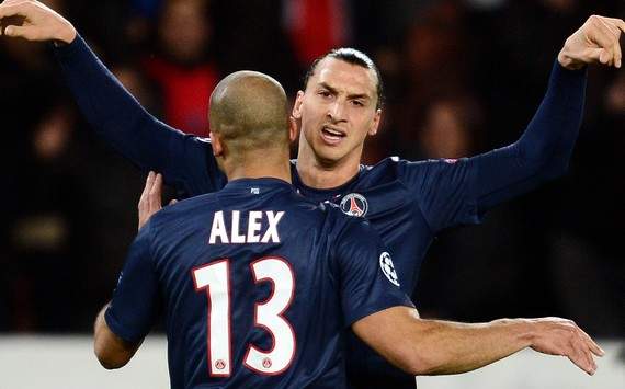 Champions League : Zlatan Ibrahimovic vs Alex (Paris SG vs Dinamo Zagreb)
