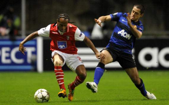 Leandro Salino - Chicharito / Braga-Manchester United