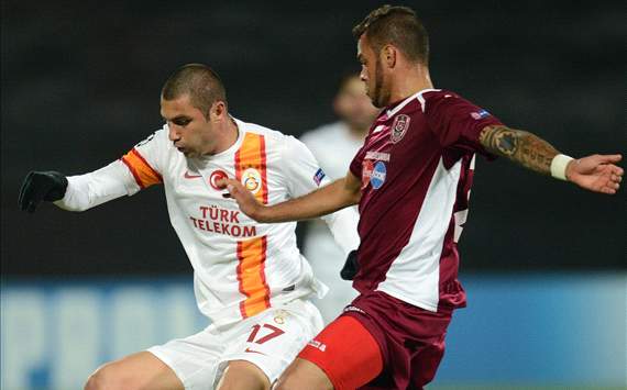UEFA Champions League: Luis Alberto (Cluj) - Burak Yilmaz (Galatasaray)