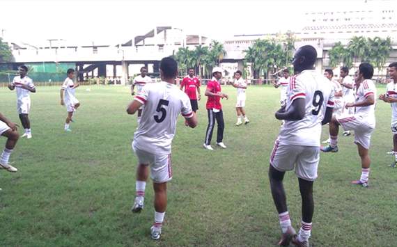 Pune FC squad training
