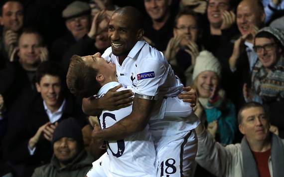 Europa League -Tottenham Hotspur FC v NK Maribor, Kyle Naughton and Jermain Defoe