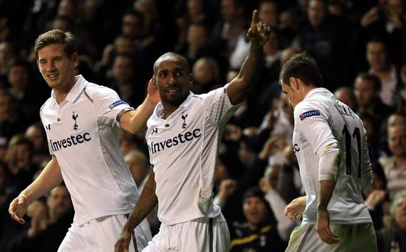 Europa League -Tottenham Hotspur FC v NK Maribor, Jan Vertonghen and Jermain Defoe