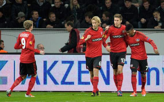 Leverkusen jubelt gegen Rapid