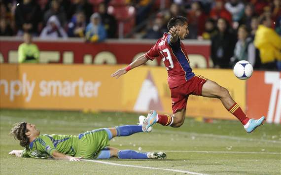Paulo Araujo Jr., Real Salt Lake; Jeff Parke, Seattle Sounders FC; MLS