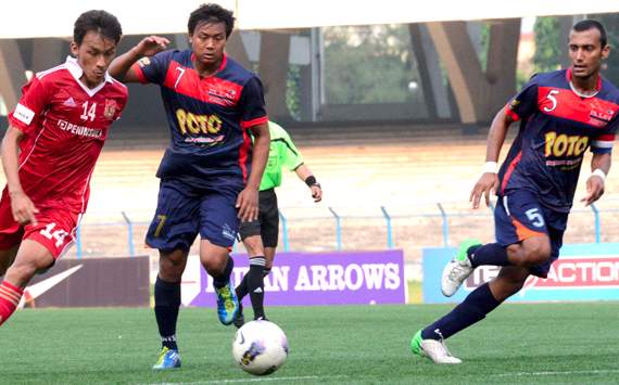 Karma, Milan Singh and Shouvik Ghosh,I-League:Pune FC vs Pailan Arrows