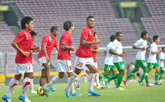 Timnas Indonesia - Simulasi Pertandingan (GOAL.com/Antara)