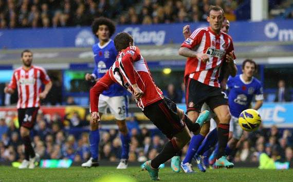 EPL, Everton v Sunderland, Adam Johnson