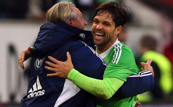 Germany, Bundesliga, VfL Wolfsburg vs. Bayer 04 Leverkusen, Diego, Lorenz-Gunther Koestner