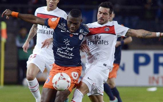 Ligue 1 : Henri Bedimo vs Ezequiel Lavezzi (Montpellier vs Paris SG)