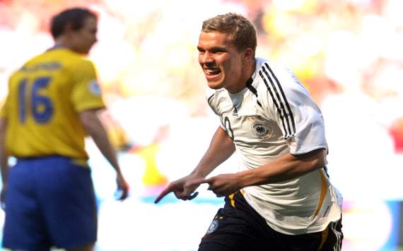 Podolski - Germany - Sweden, 2006