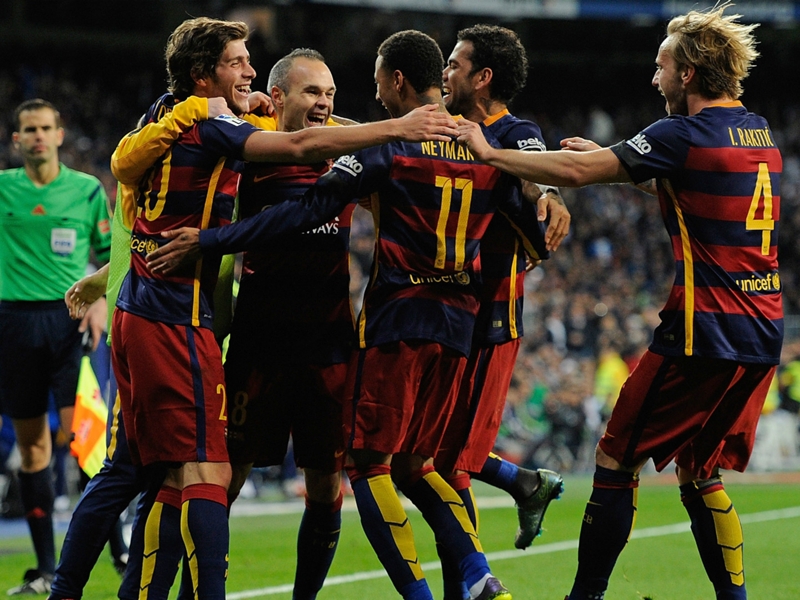 Barcelona on verge of more history as Madrid misery continues