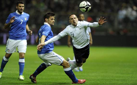 Christian Maggio & Franck Ribery - Italy versus France