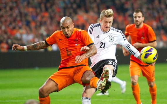 Nigel de Jong and Marco Reus (Netherlands - Germany)