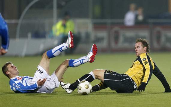 Wiljan Pluim en Jordy Buijs, PEC Zwolle - NAC Breda