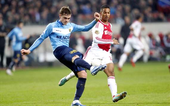 Danny Hoesen maakte zijn debuut, Ajax - VVV-Venlo