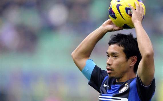 Yuto Nagatomo vs Cagliari(getty)