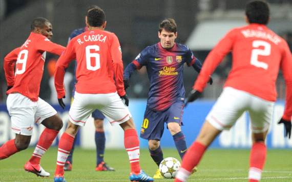 Lionel Messi, durante el Spartak Moscú-Barcelona