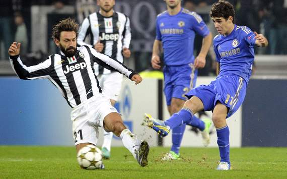 Pirlo & Oscar - Juventus-Chelsea - Champions League