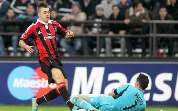 Stephan El Shaarawy vs Silvio Proto - Anderlecht-AC Milan